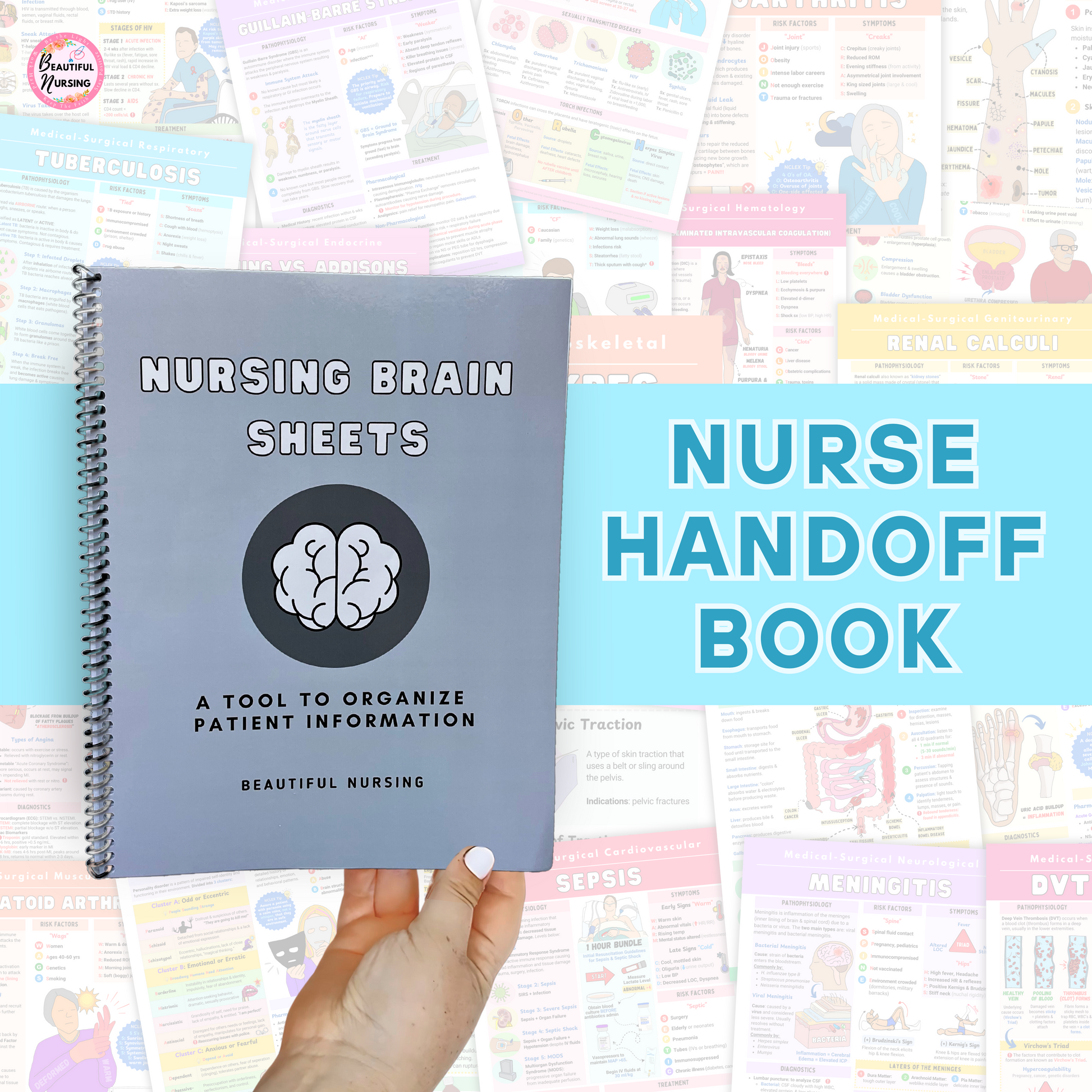 Nurse Report Sheet Book