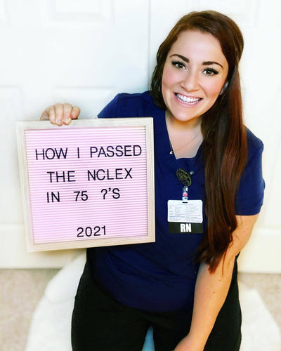 How I passed the NCLEX-RN in 75 Q's