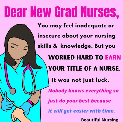 Comforting Advice for New Grad Nurses ❤️