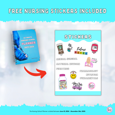 Nursing School Planner | Dated JUN 2024 - DEC 2025