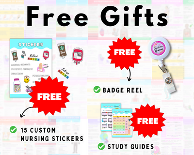 Nursing School Planner | Dated July 2023-July 2024