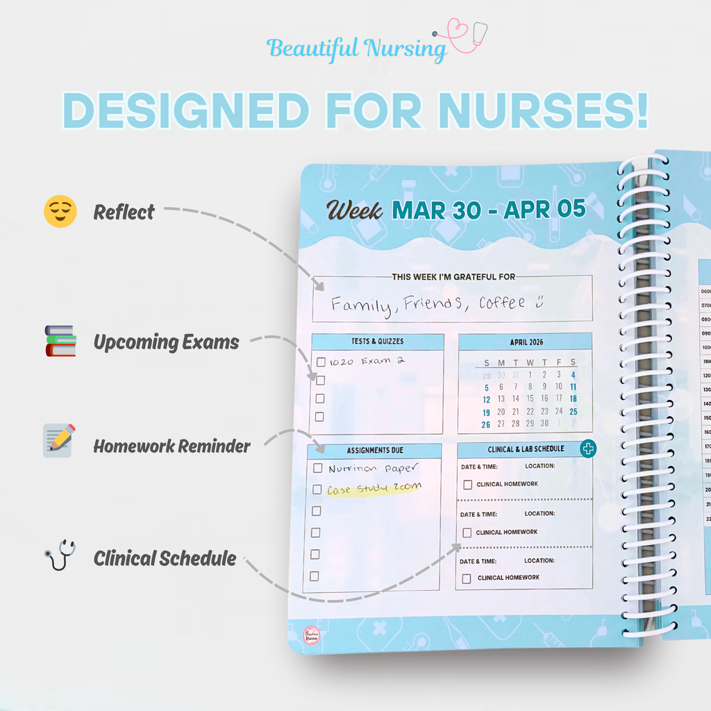 2026 Nursing School Planner | DATED |