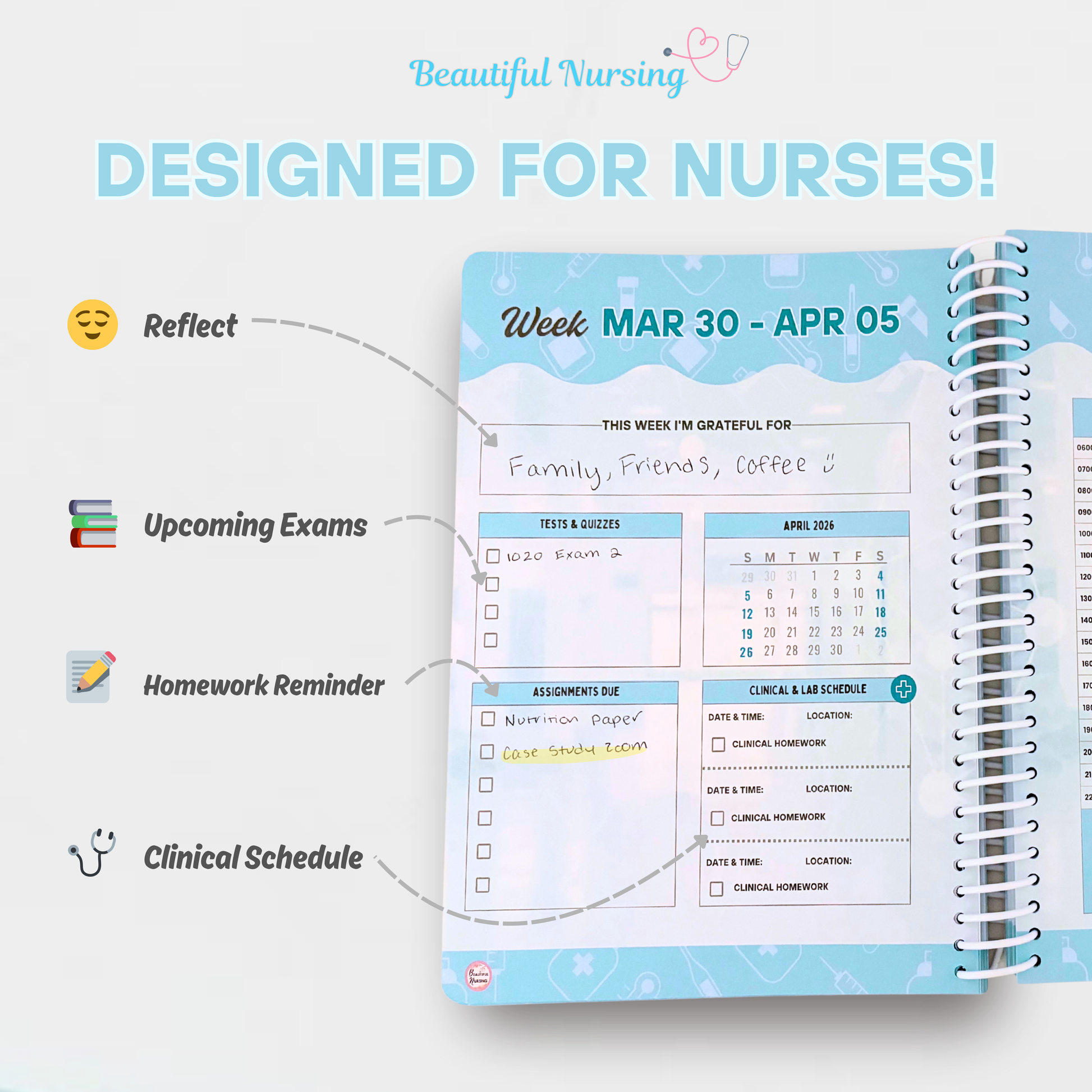 2026 Nursing School Planner | DATED |