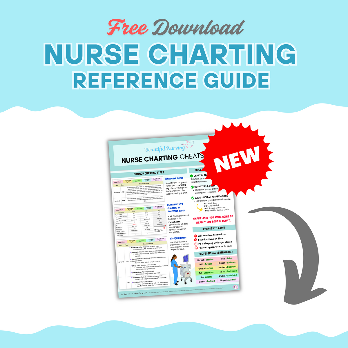 Ultimate Nursing Student Freebie Library: Cheat Sheets, Practice Packe ...