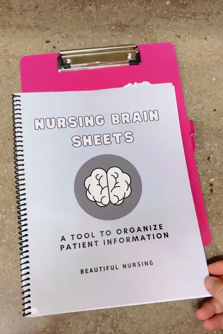 Nurse Report Sheet Book
